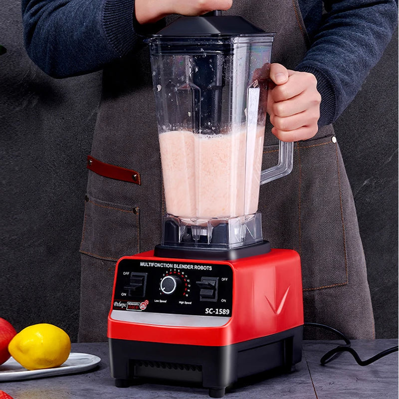 Heavy Duty Juicer Food Processor Ice Smoothies Crusher Blander
