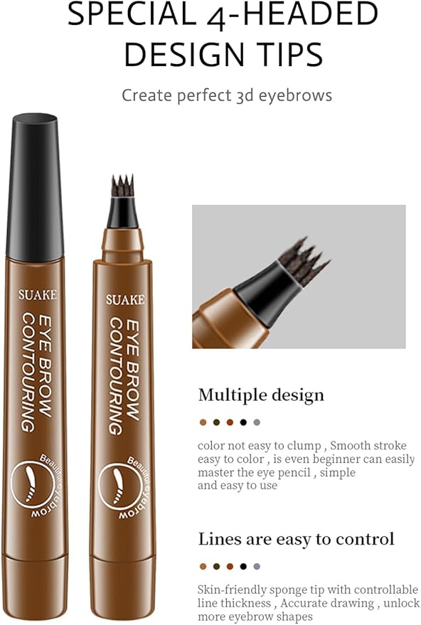 3D Microblading 4-tip Eyebrow Pen