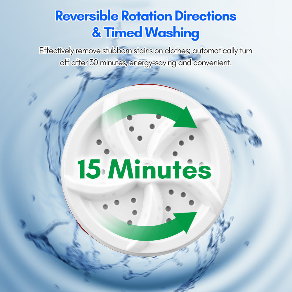 2 in 1 Mini Washing Machine