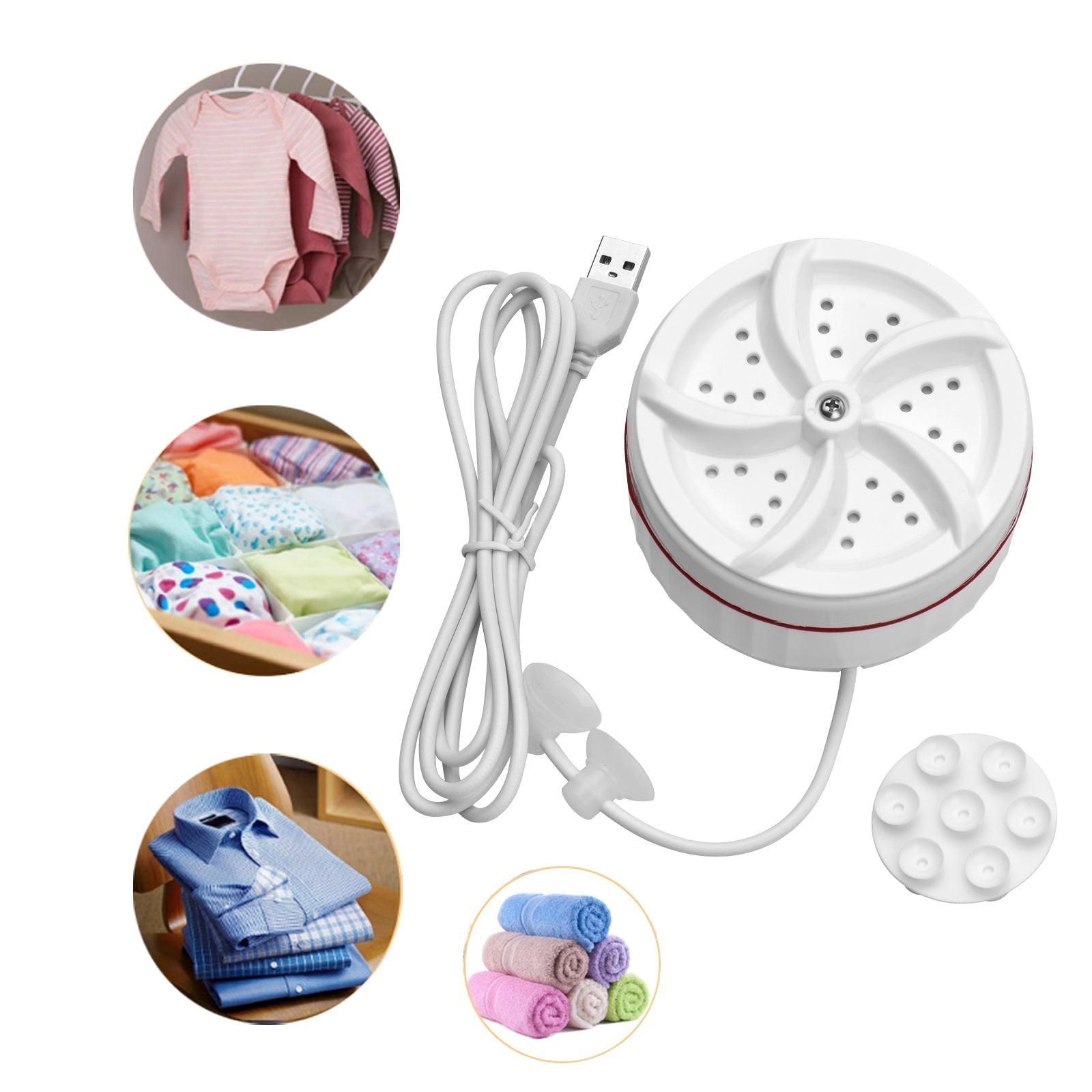 2 in 1 Mini Washing Machine