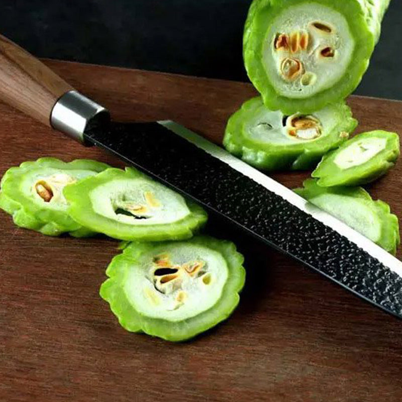 Professional Stainless Steel Kitchen Knife Set（chef's knife, meat knife, utility knife,fruit knife,kitchen scissors, peeler.🎁）