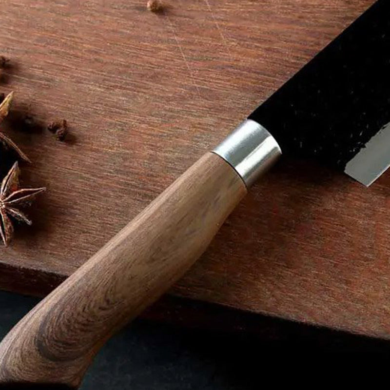 Professional Stainless Steel Kitchen Knife Set（chef's knife, meat knife, utility knife,fruit knife,kitchen scissors, peeler.🎁）