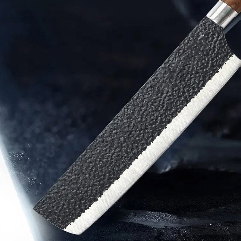 Professional Stainless Steel Kitchen Knife Set（chef's knife, meat knife, utility knife,fruit knife,kitchen scissors, peeler.🎁）